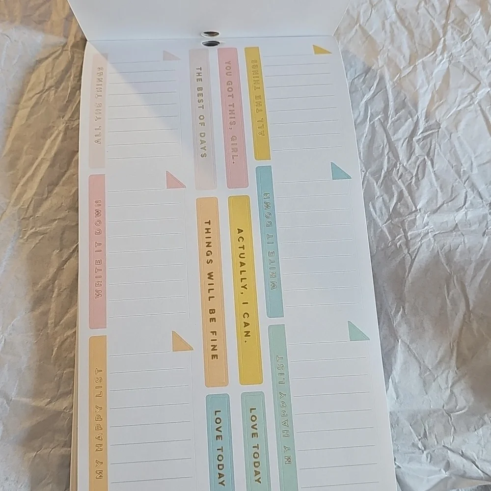 NWT The Happy Planner Happy Plans Sticker Sheets - Pastel Multi Color 1360pcd